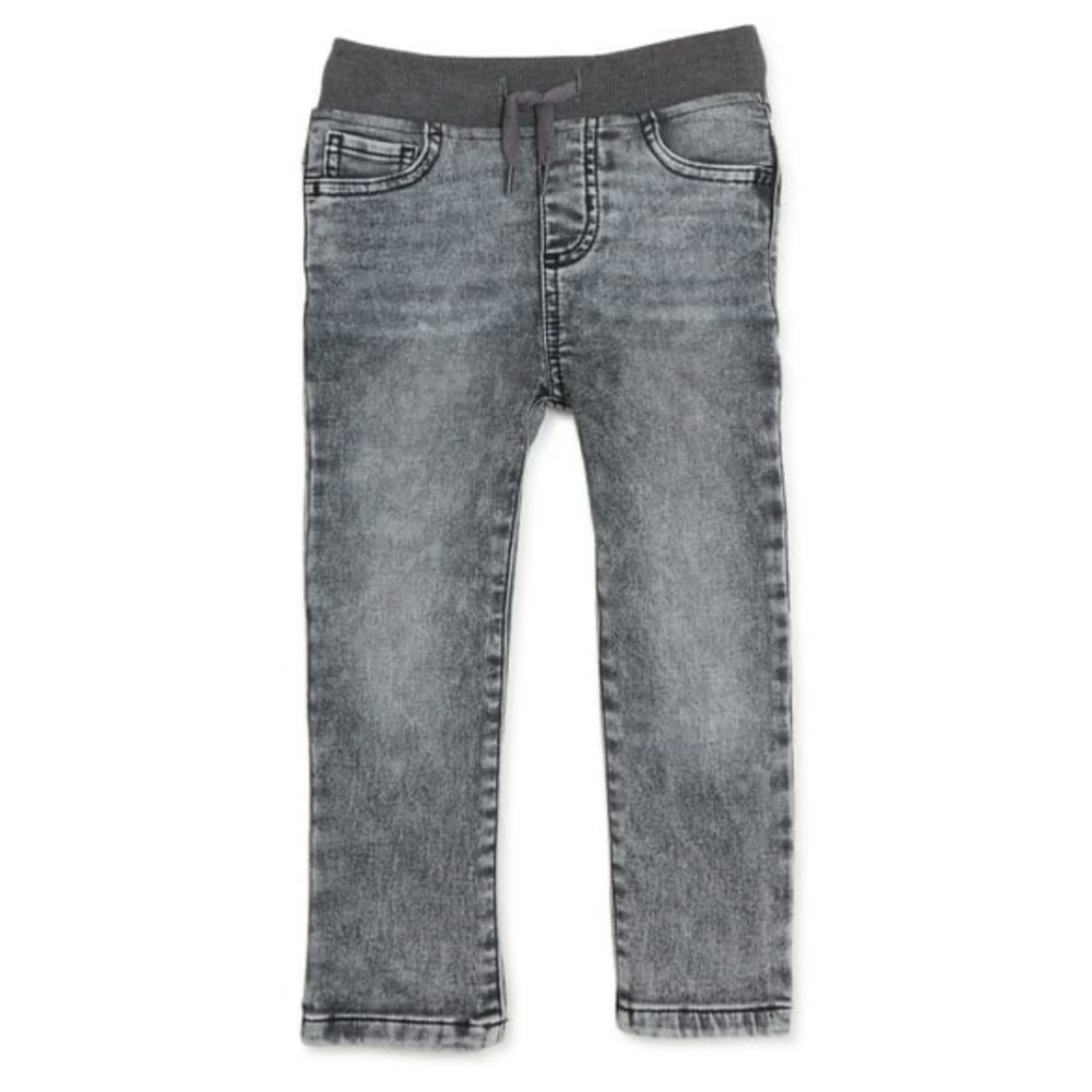 Wonder Nation Gray Elastic Waist Jeans